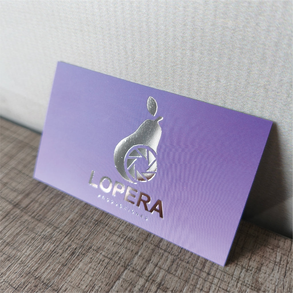 1.000 Tarjetas de presentación metalizadas