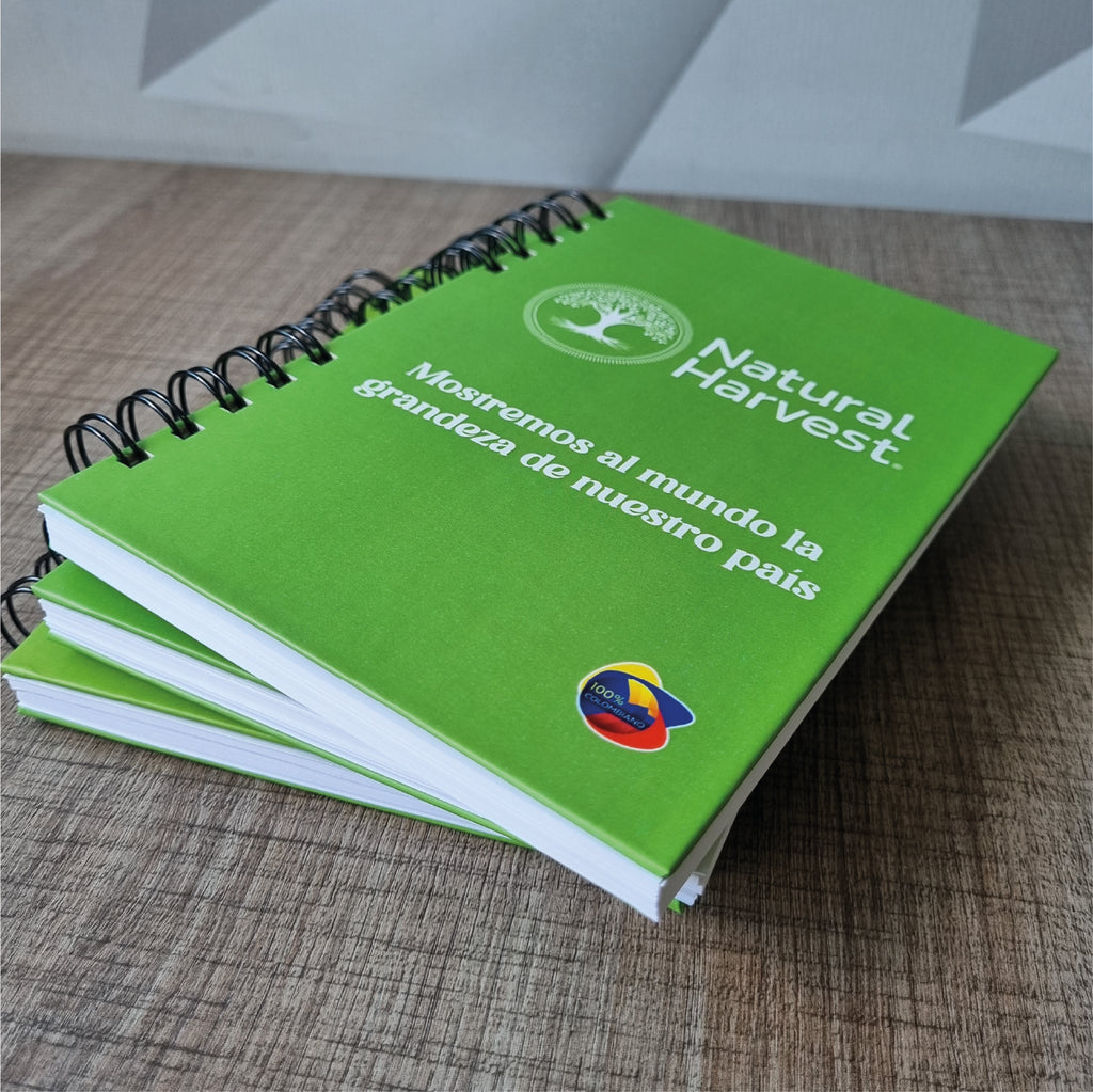Agendas Argolladas de 13 x 20 cm / Personalizadas
